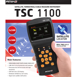 Amiko TSC 1100 műhold földi kábeltv mérőműszer