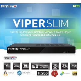 Amiko Viper Slim Hd  H265 Linux műholdvevő
