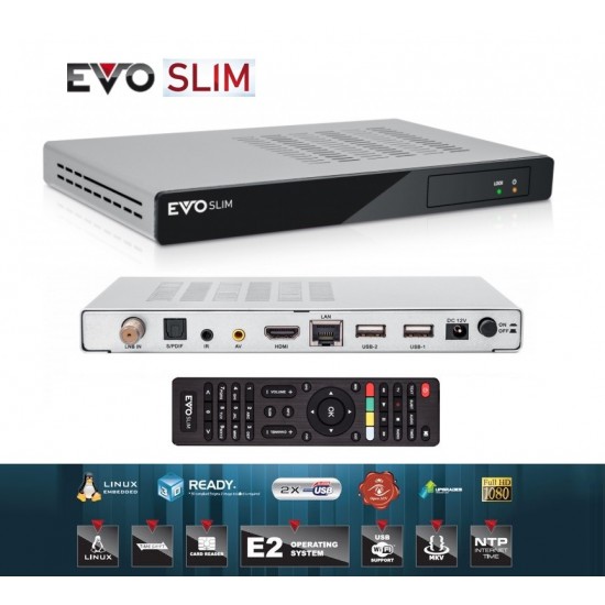 Evo Slim Hd  H265 Linux műholdvevő