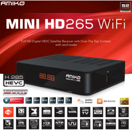 Amiko Mini Hd265 Wifi műholdvevő