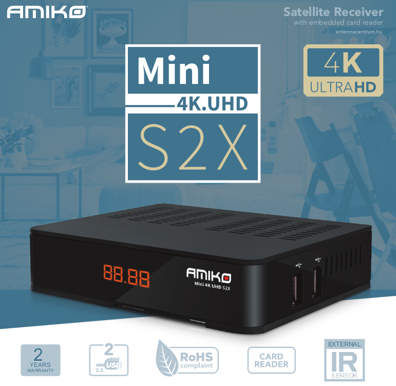 Amiko Mini 4k. UHD